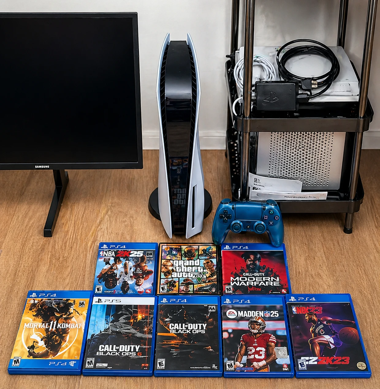 PlayStation 5 Console Bundle with Games and Controller