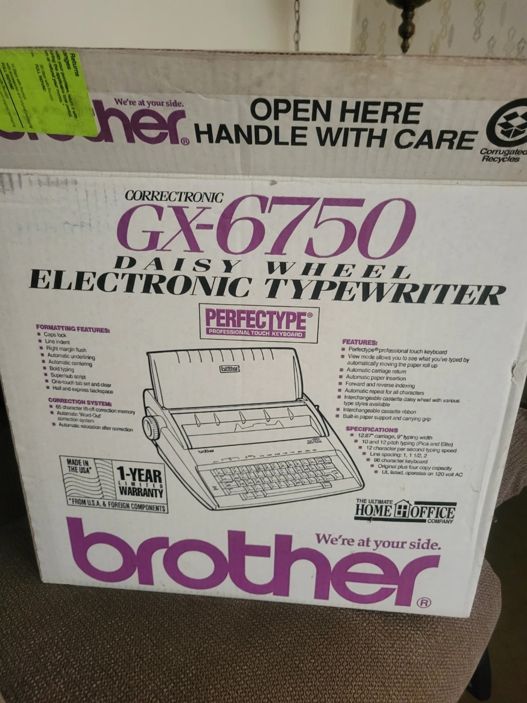 Brother GX-6750 Electronic Typewriter - photo 3