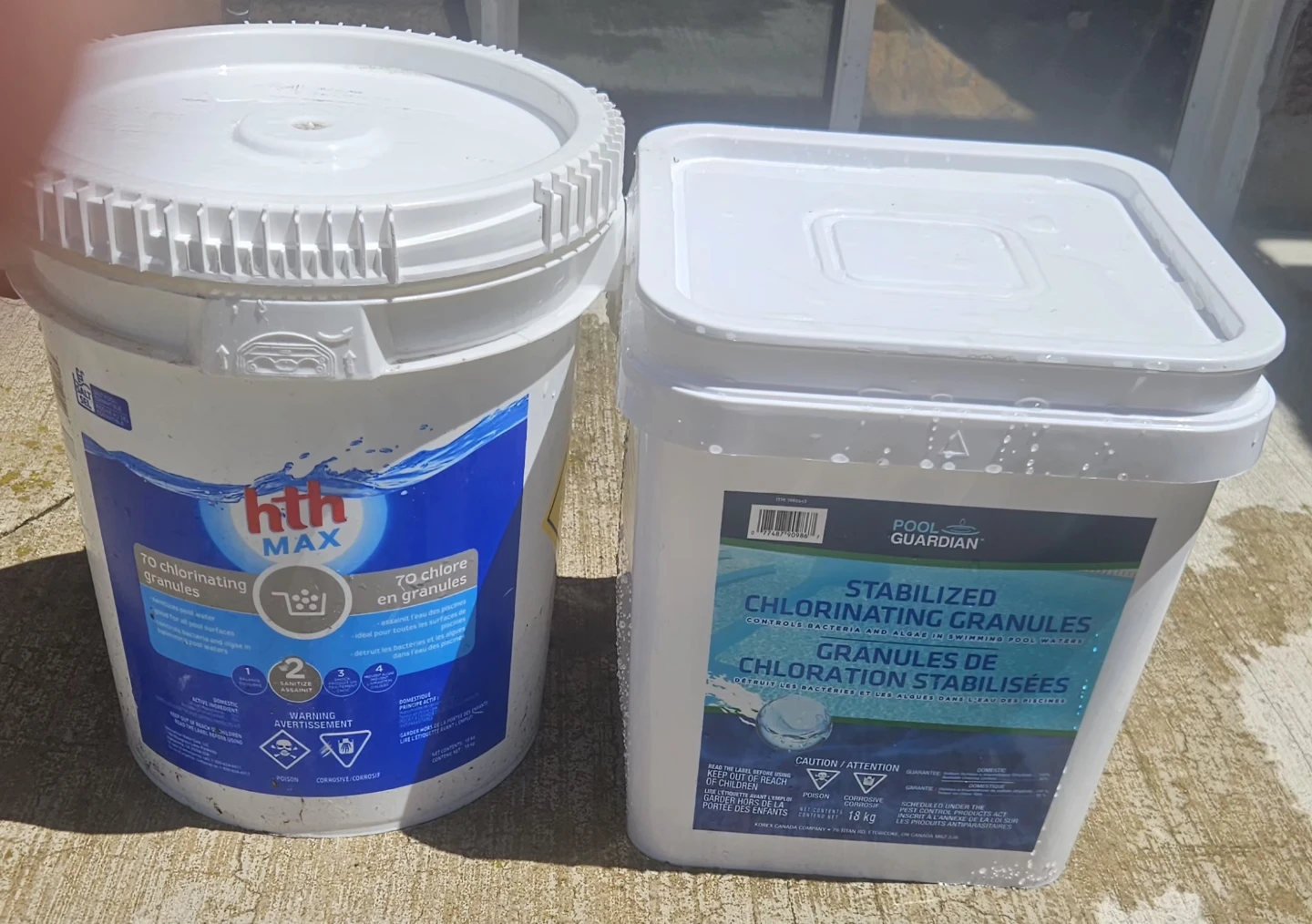 HTH MAX & Pool Guardian Stabilized Chlorinating Granules