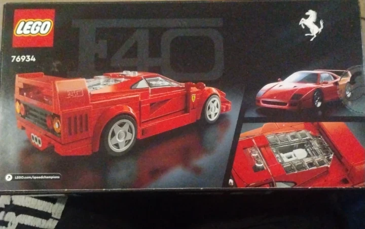 LEGO Speed Champions Ferrari F40 76934 Building Toy - photo 2
