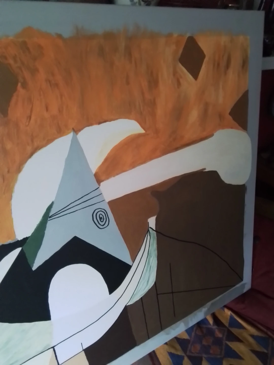 PABLO PICASSO CUBIST COMPOSITION UP FOR BID - photo 5