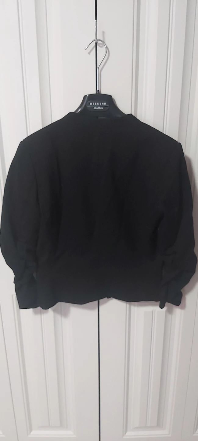 Black Cropped Blazer size S - photo 2