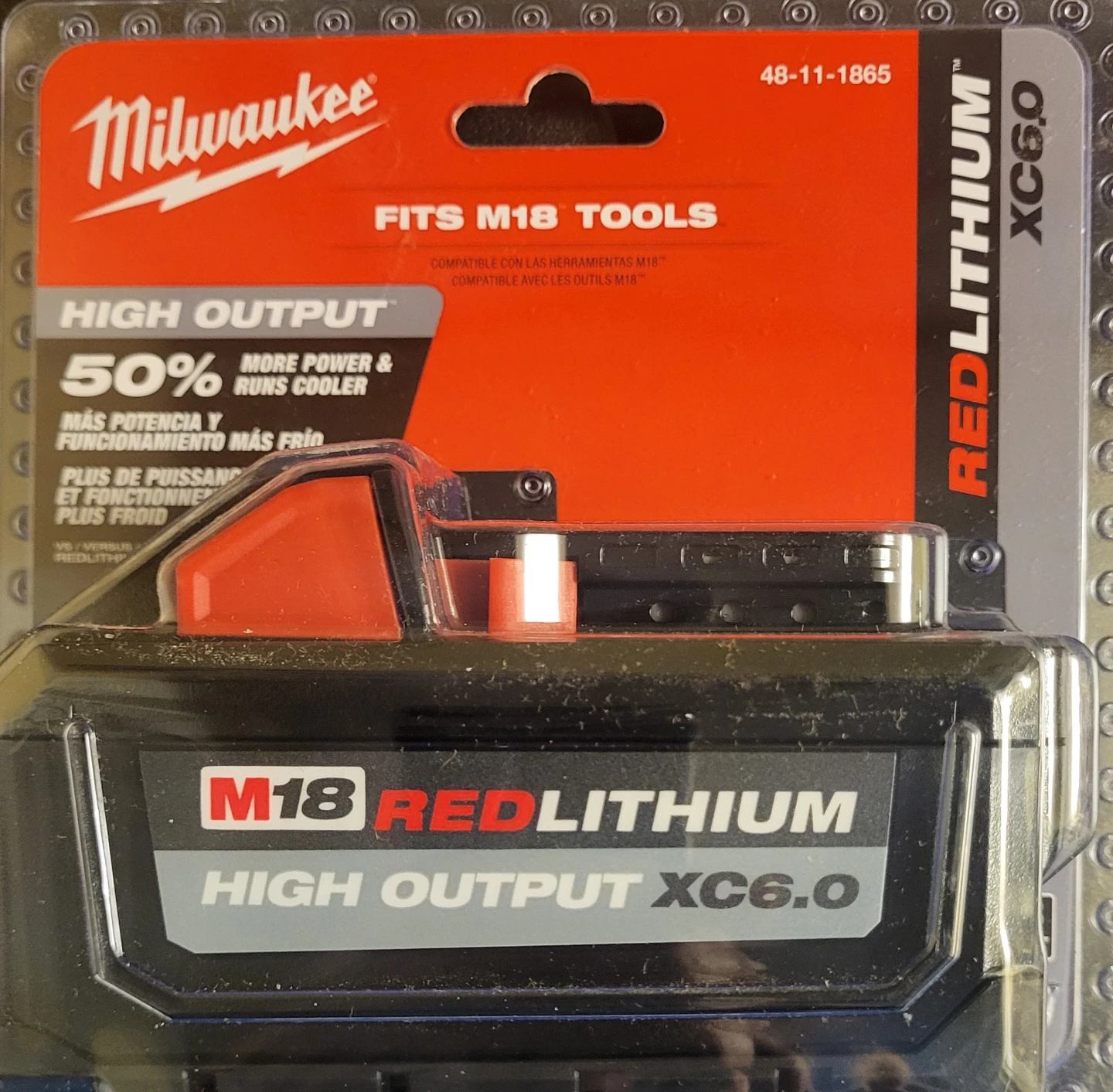 Milwaukee  18V M18 REDLITHIUM HIGH OUTPUT XC6.0 Battery