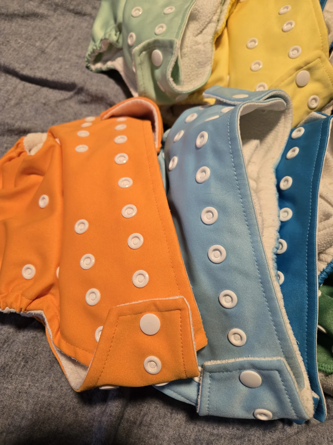 Reusable Cloth Diapers and Bamboo Liners Lot