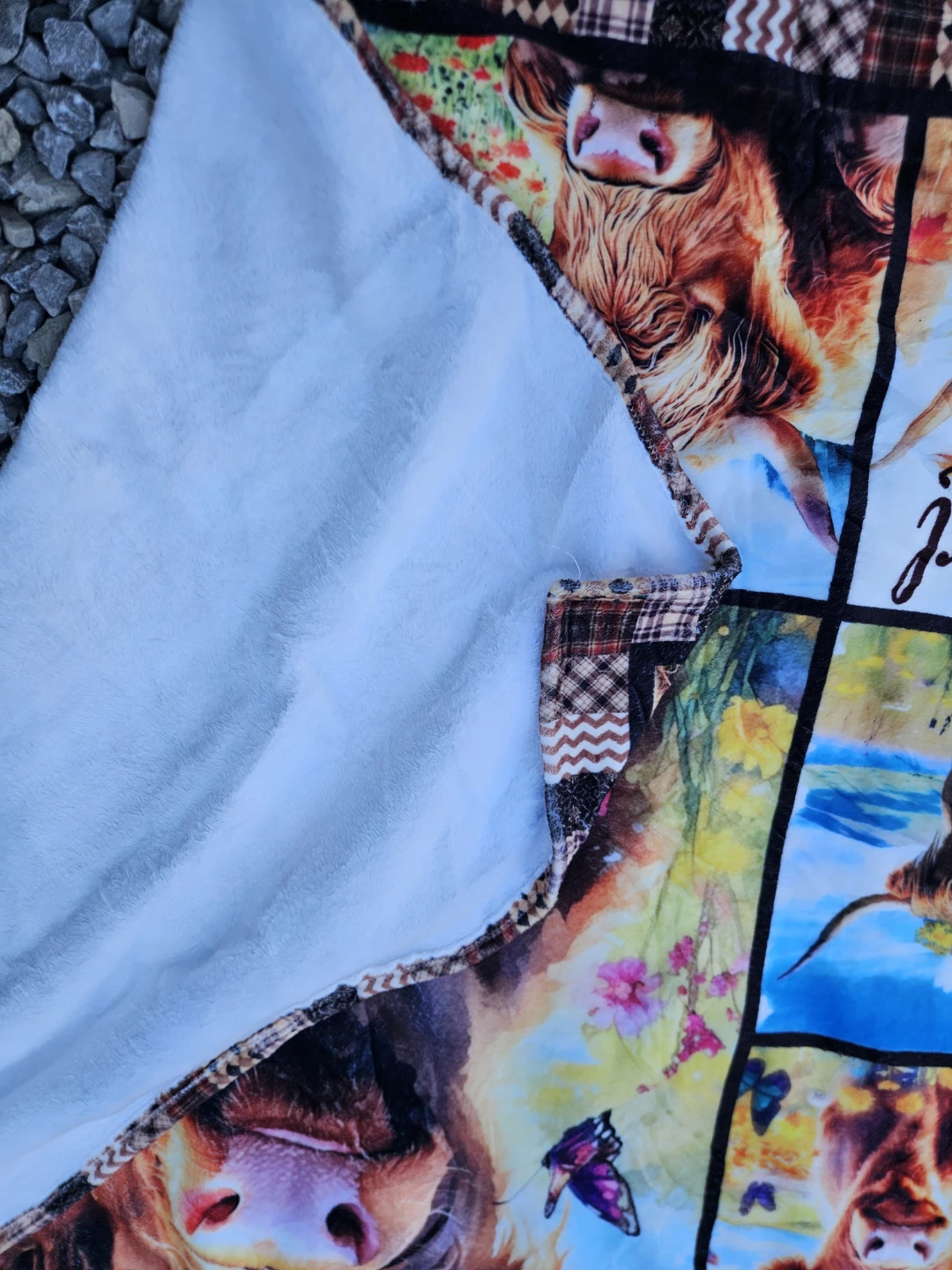 Highland Cow Sherpa Fleece Blanket - photo 2