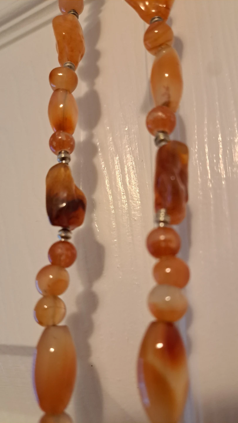 Orange Beaded Necklace - photo 3