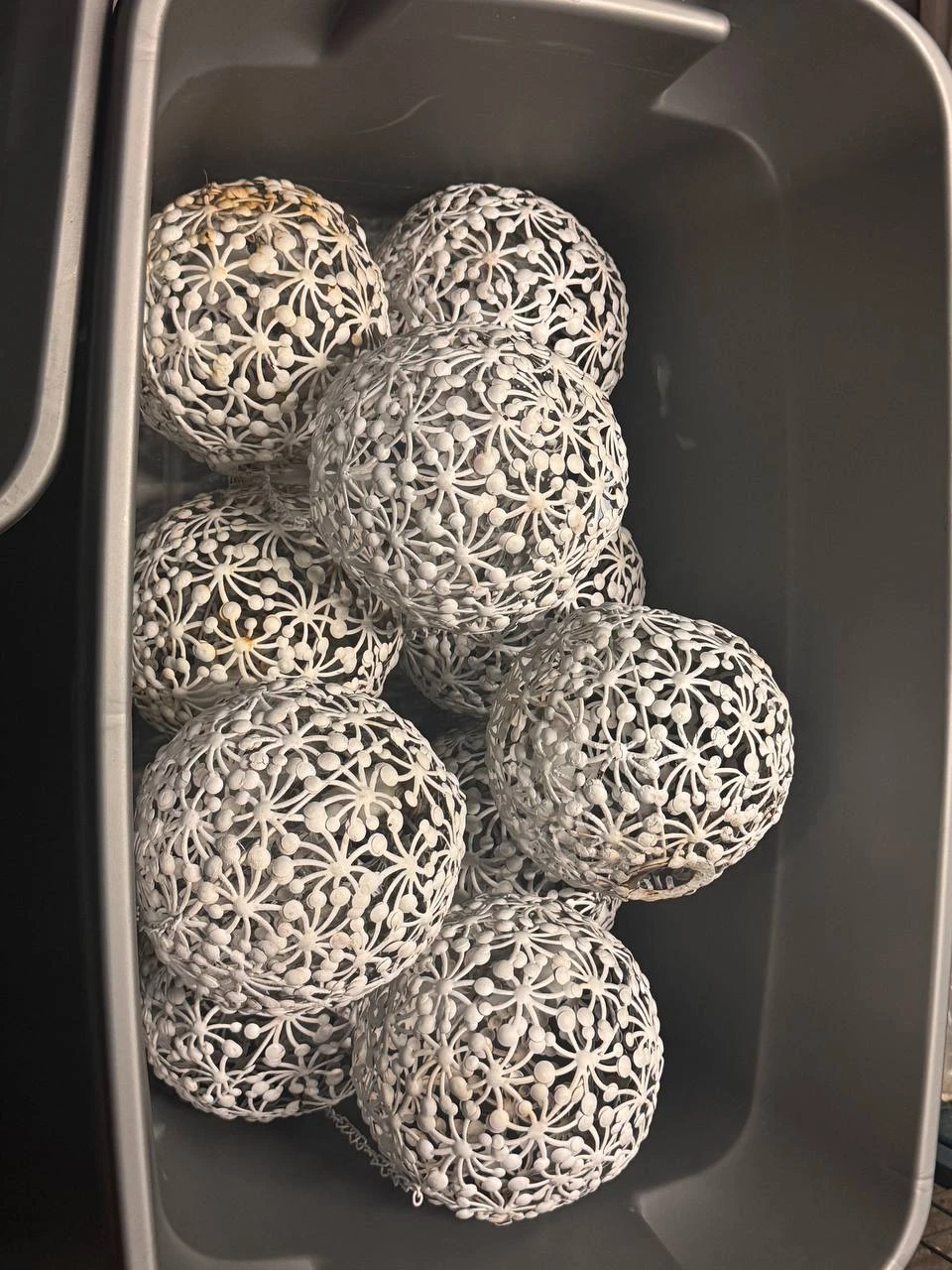 White Decorative Orb Lanterns (Set of 10) - photo 3