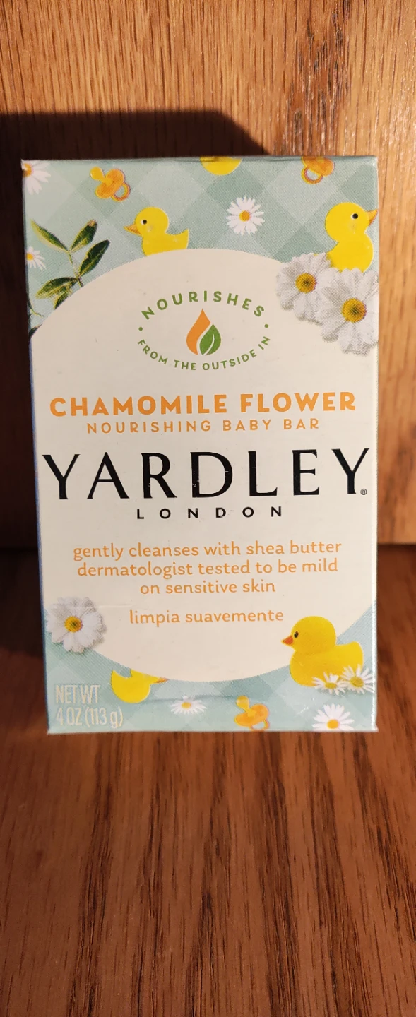 Yardley London Chamomile Flower Nourishing Baby Bar Soap 4 oz