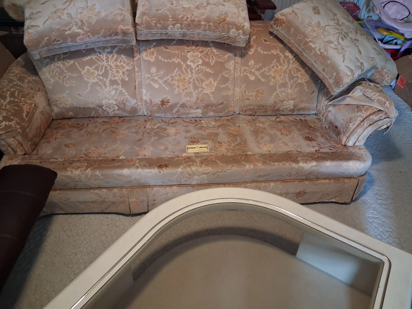 Smith Brothers of Berne Floral Sofa, 88" long - photo 3