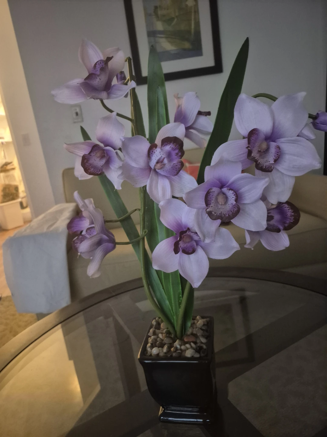 Artificial Orchid Floral Arrangement