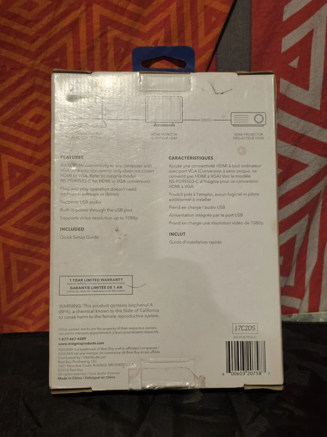 Insignia VGA to HDMI Adapter - photo 3