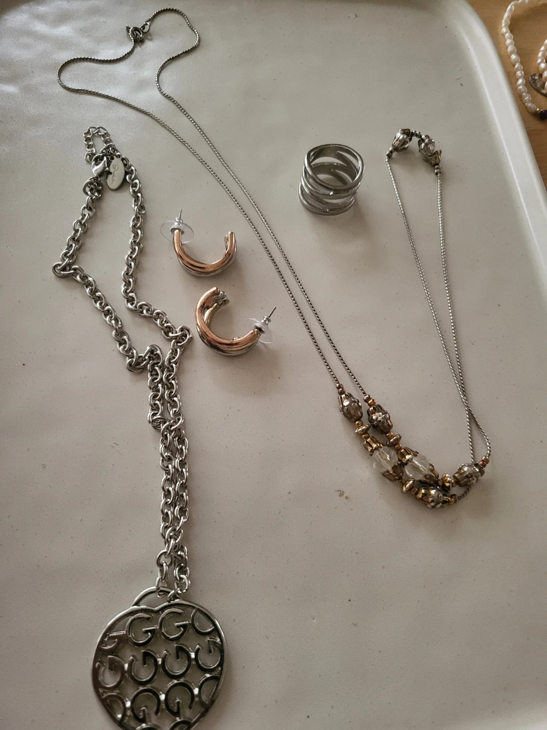 Guess Necklace and Earring Set