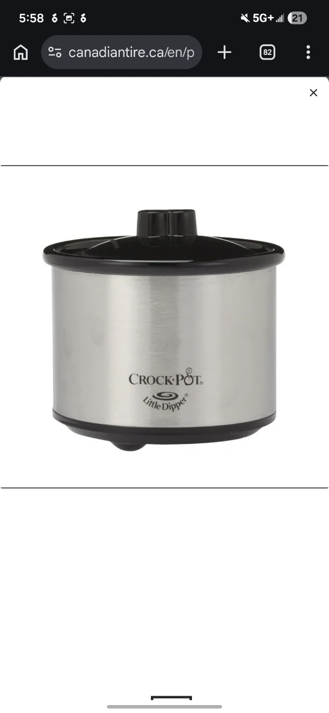 Crock-Pot Little Dipper Slow Cooker  Never used