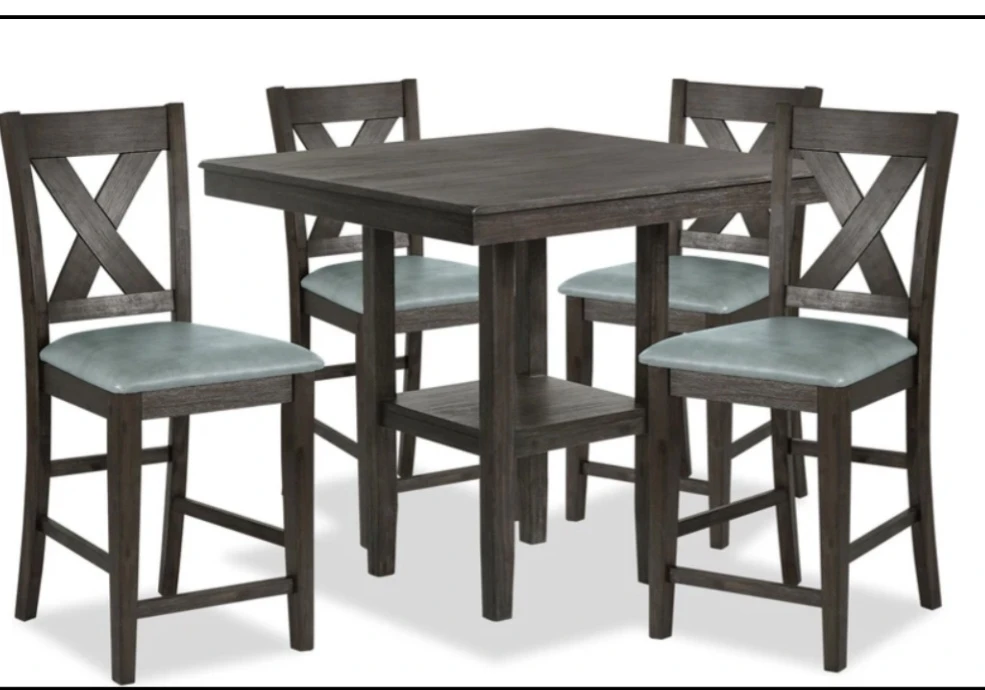 5-Piece Counter Height Dining Set
