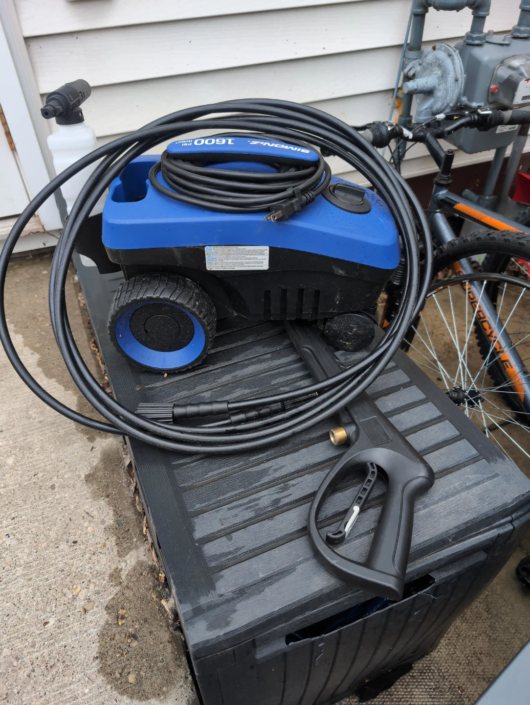 SIMONIZ 1600 PSI Electric Pressure Washer