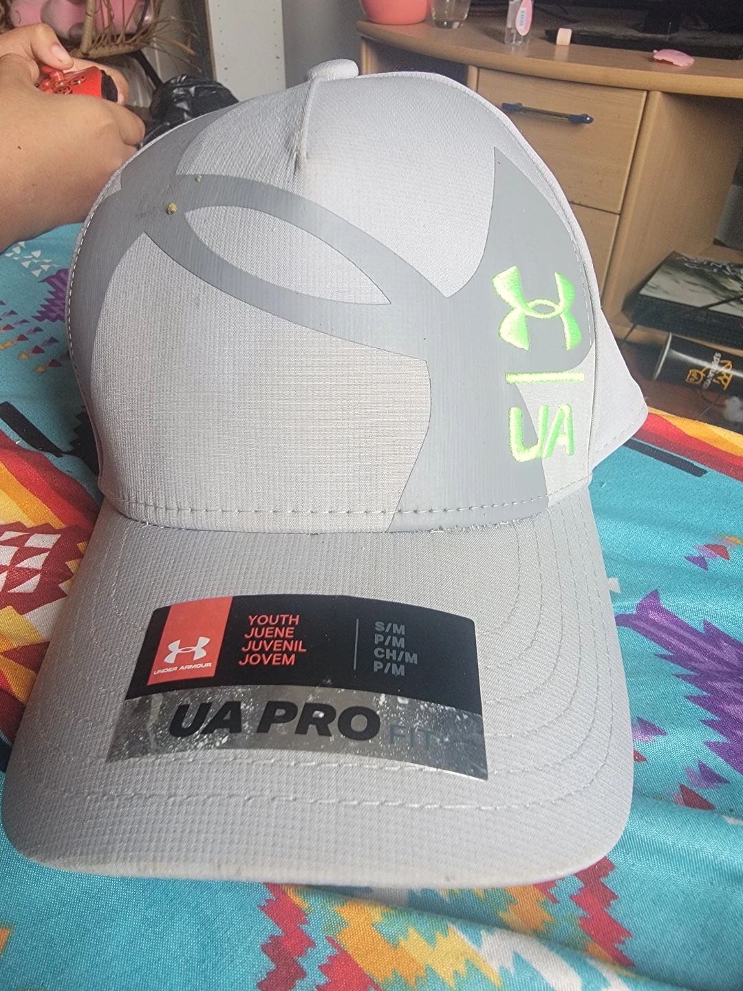 Under Armour Youth UA Pro Fit Cap S/M Grey
