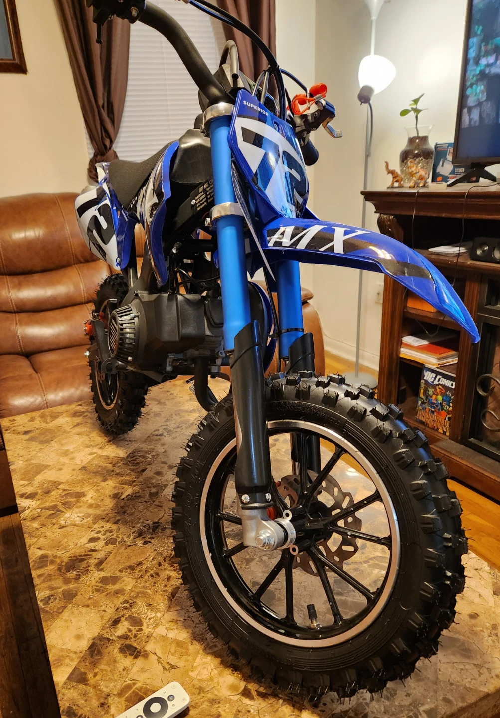 50cc Kids MX Moto Gas Dirt Bike with Gear
