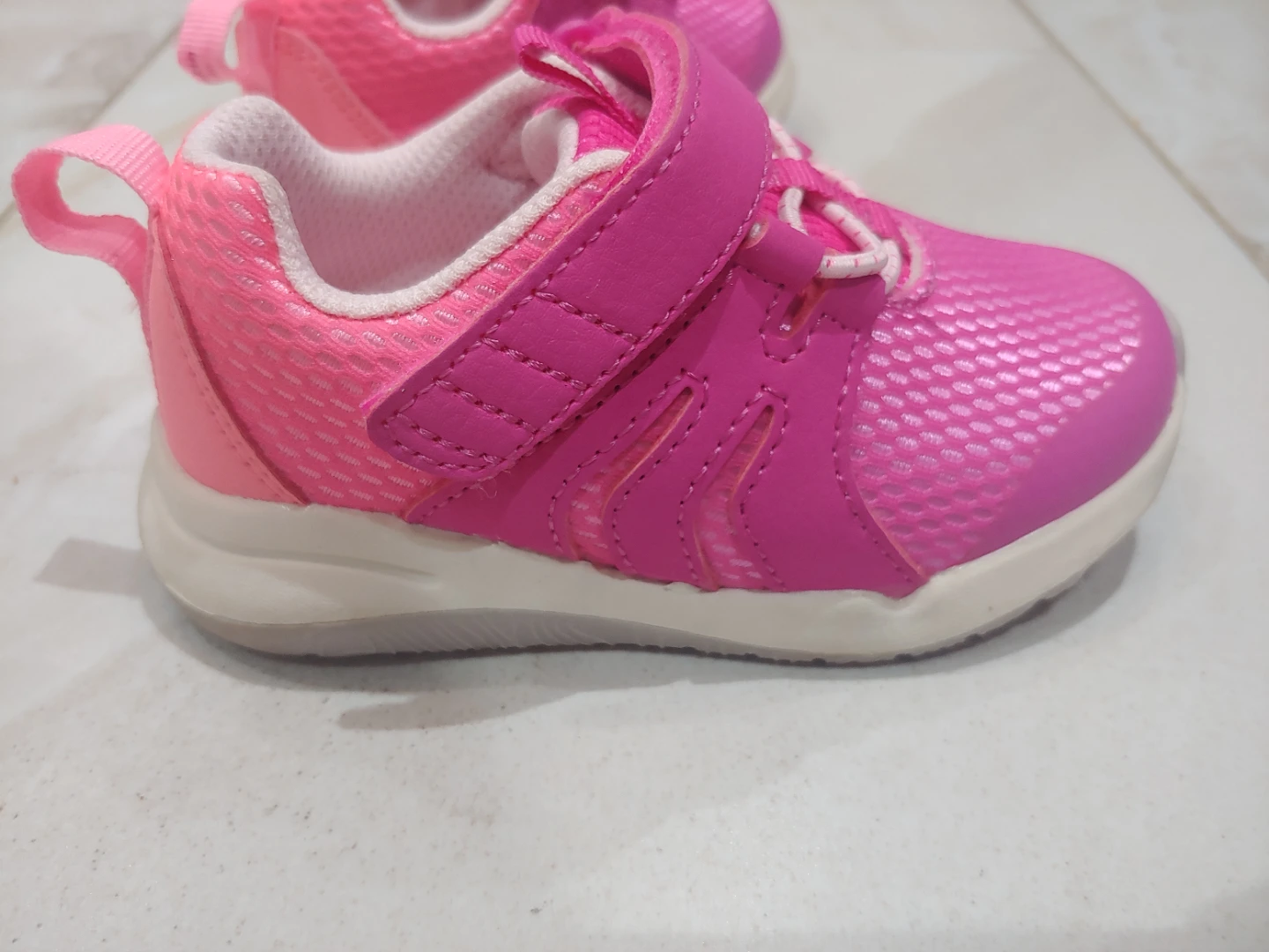 Stride Rite Pink "Munchkin" Sneakers Size 7 toddler - photo 5
