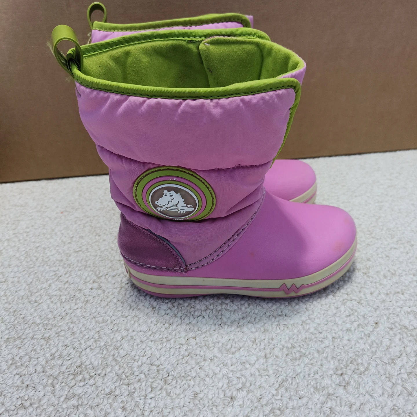 Crocs Pink Insulated Winter Boots Size C13 - photo 2