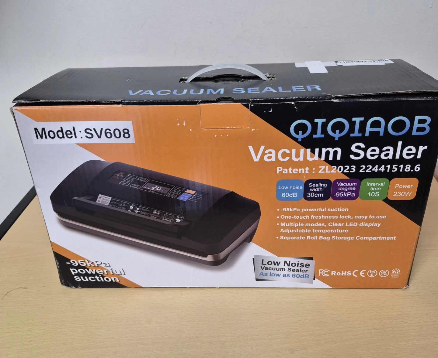 QIQIAOB Vacuum Sealer Model SV608 - photo 2