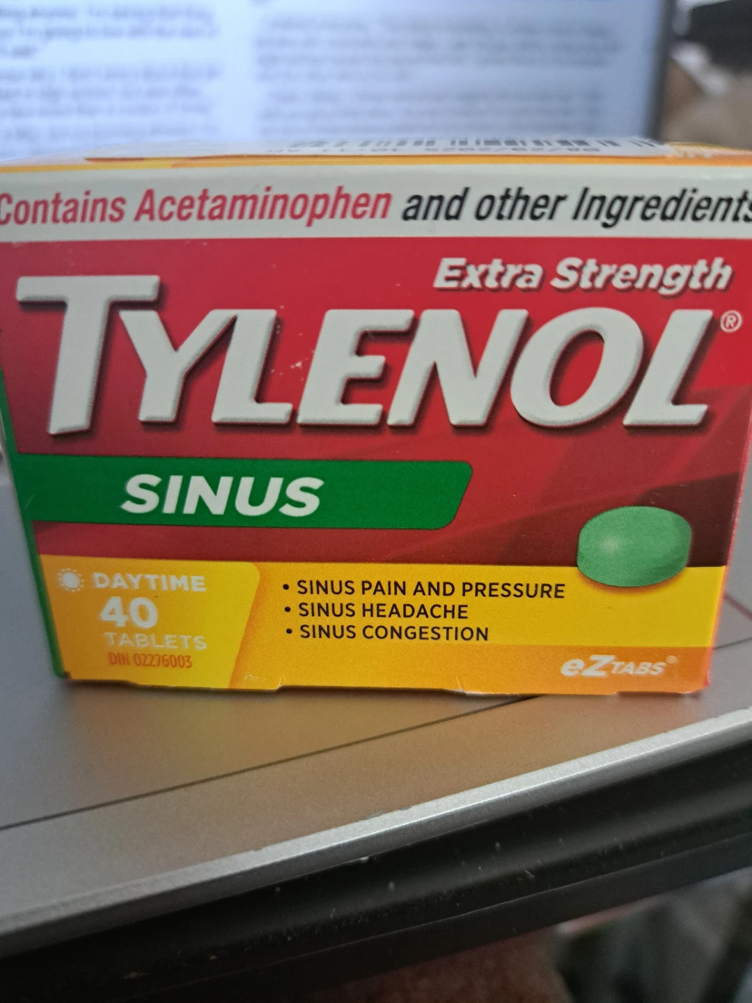 Tylenol Sinus Daytime 40 Count + generic Benadryl tablets 25 mg - photo 3