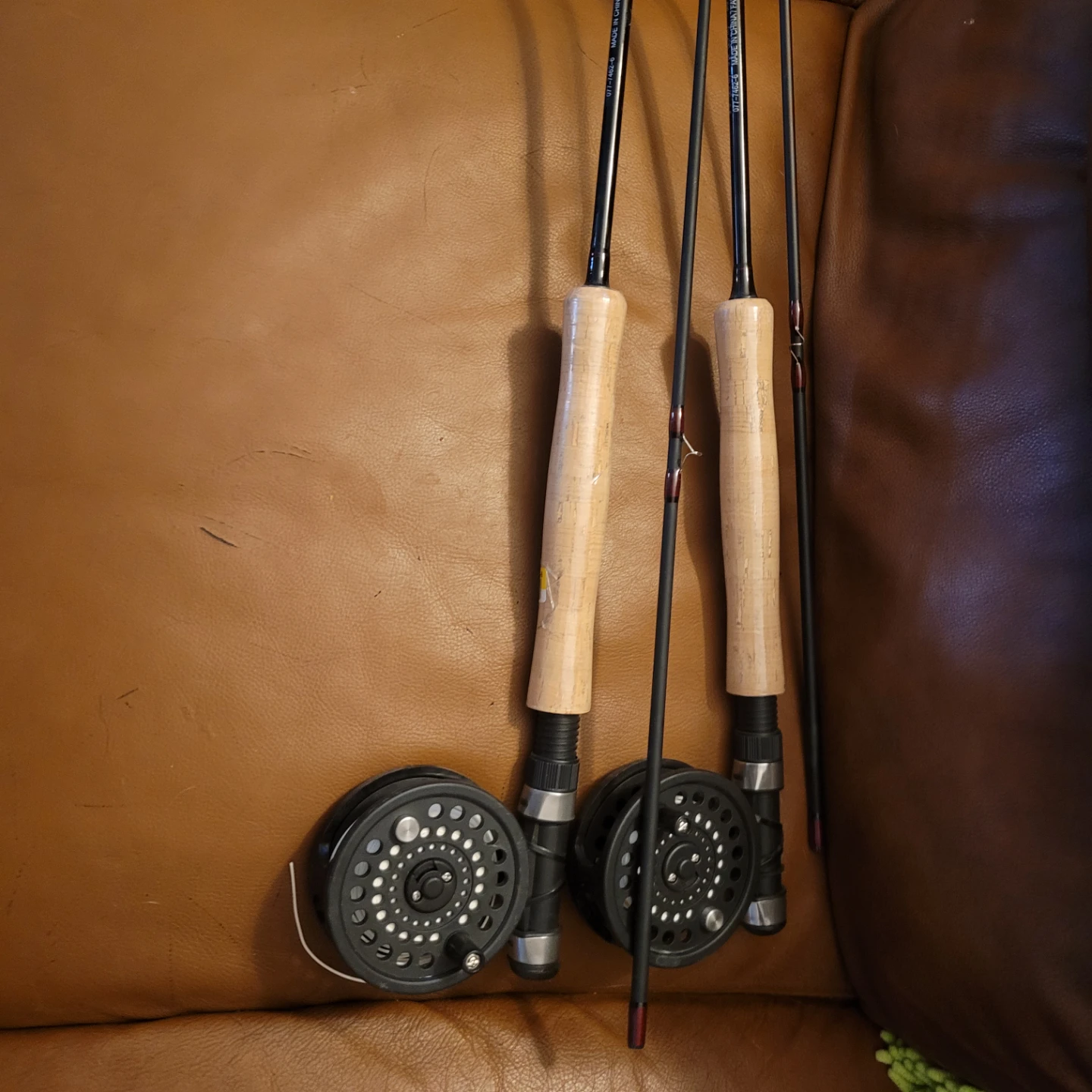 2x Red Wolf Fly Fish combo kits and rod carrying case - photo 2