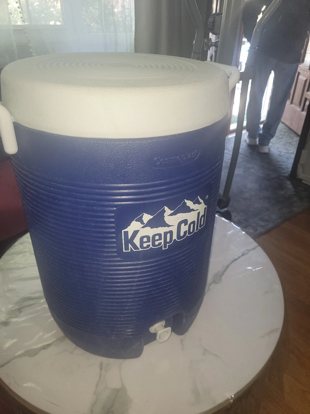 Keep Cold Blue Water Cooler Jug