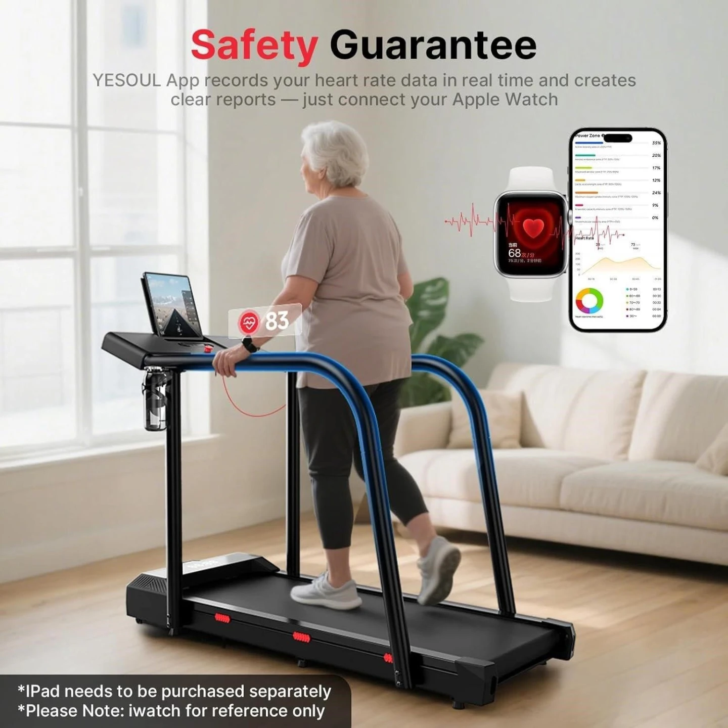 YESOUL SW10 Walking Pad Treadmill