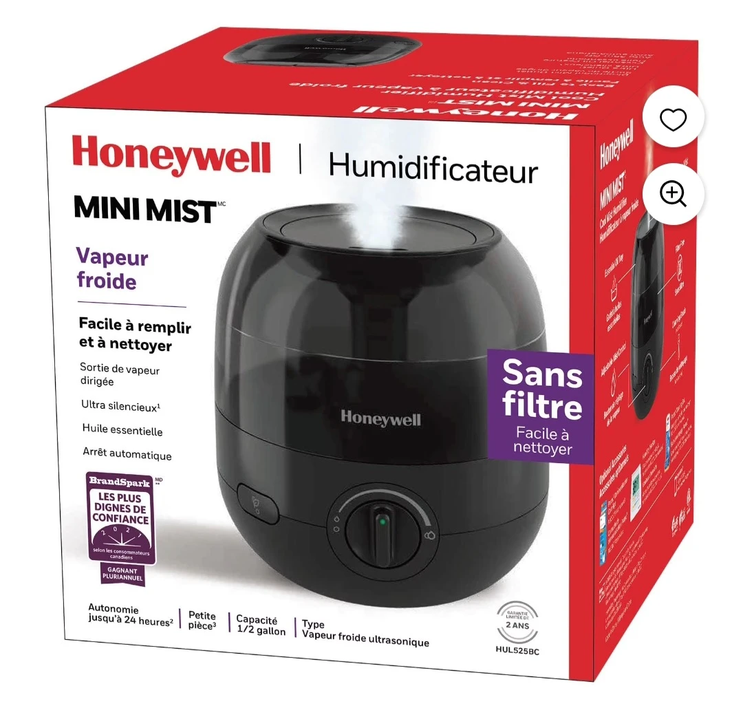 Honeywell Mini Mist Cool Mist Humidifier - photo 2