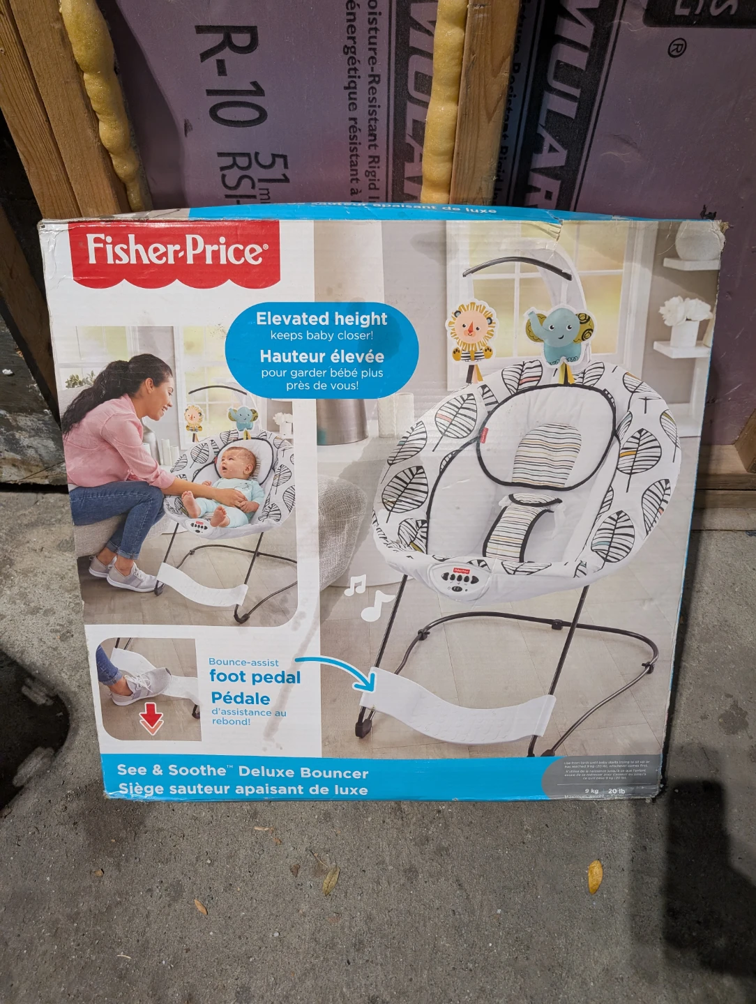 Brand new elevated baby chair