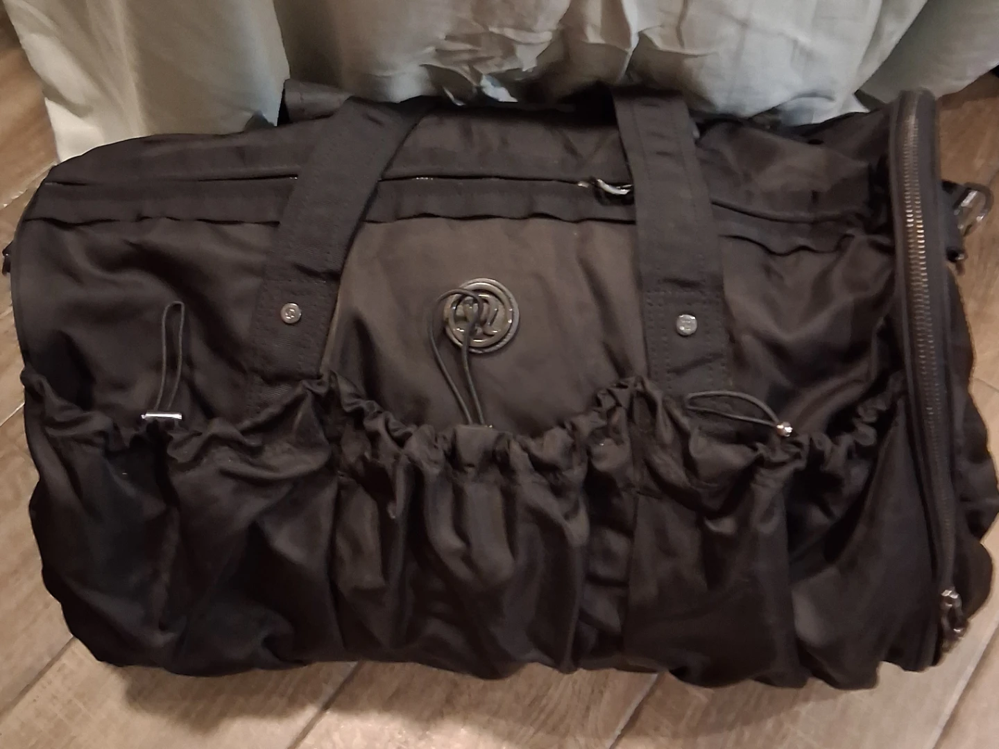 Lululemon Black Duffel Bag