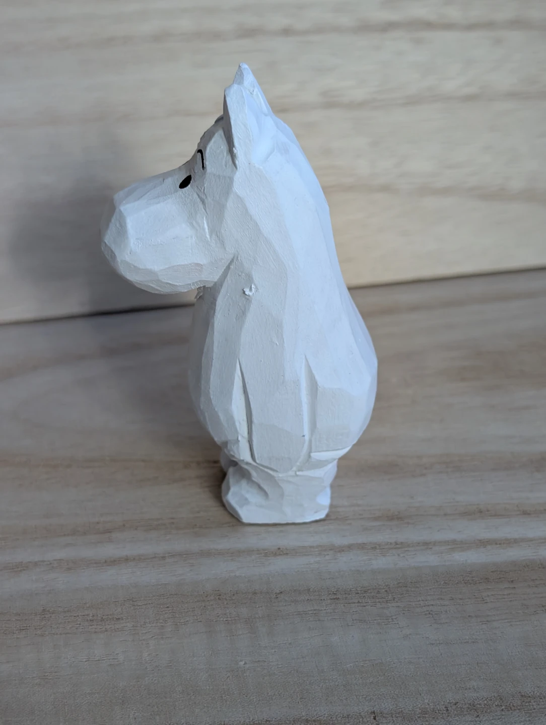 Wooden moomin figurine , new, Hand-carved Moomin figure - photo 4