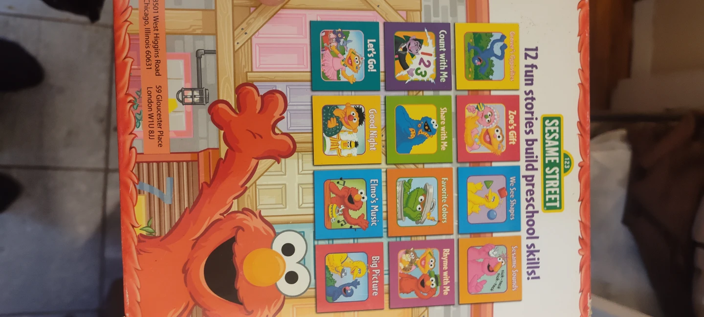 Sesame Street 12 Fun Stories Board Book Set - photo 2
