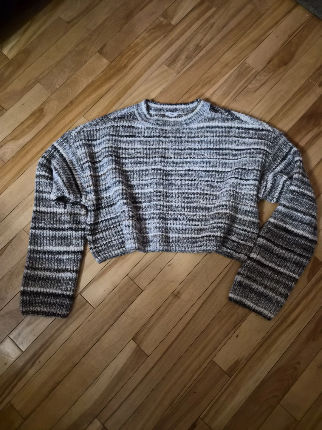 Garage Women's Striped Cropped Sweater
