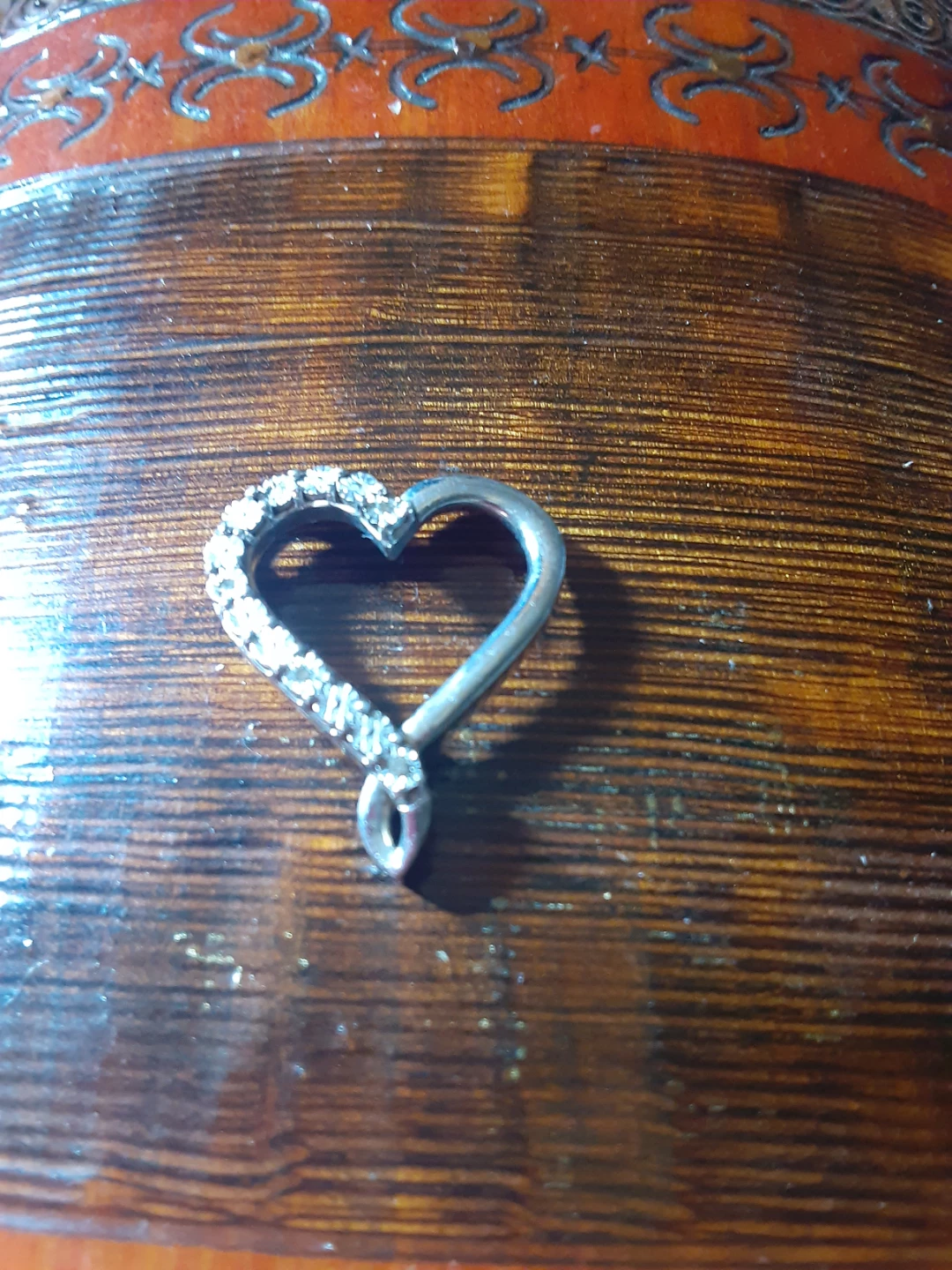 925 Heart Pendant with Crystals - photo 2
