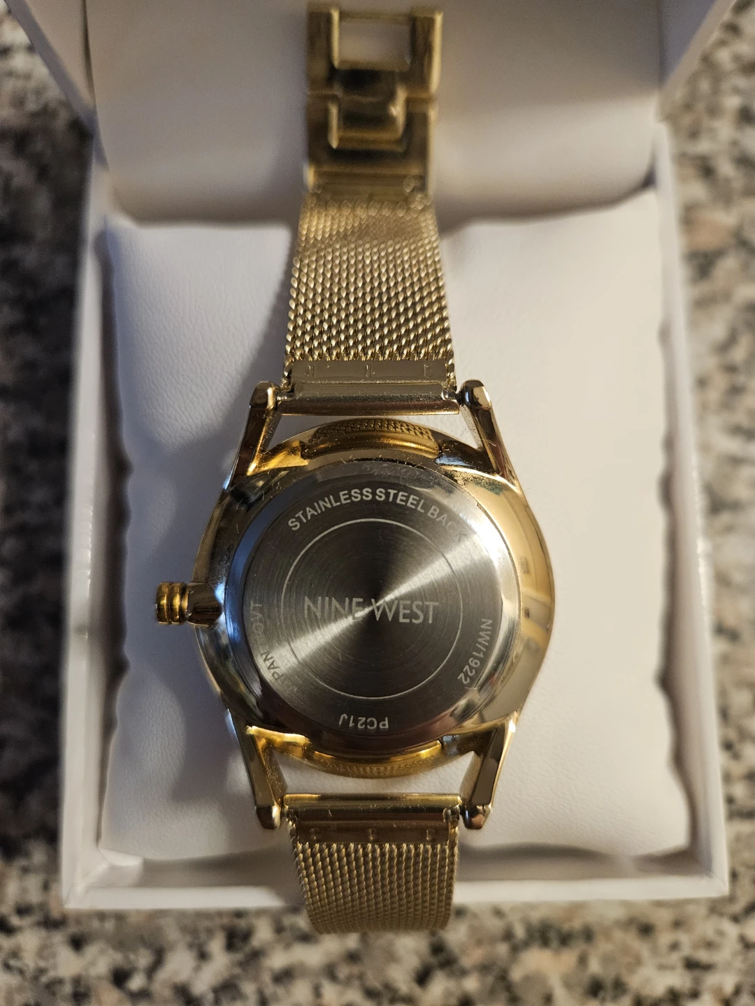Nine West Gold Mesh Band Watch - photo 5