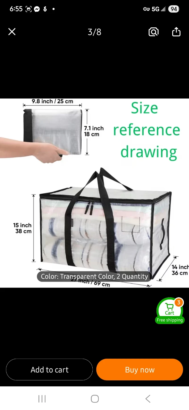 NEW Rugged Rhino 24 Gal Moving Storage Bags - photo 3