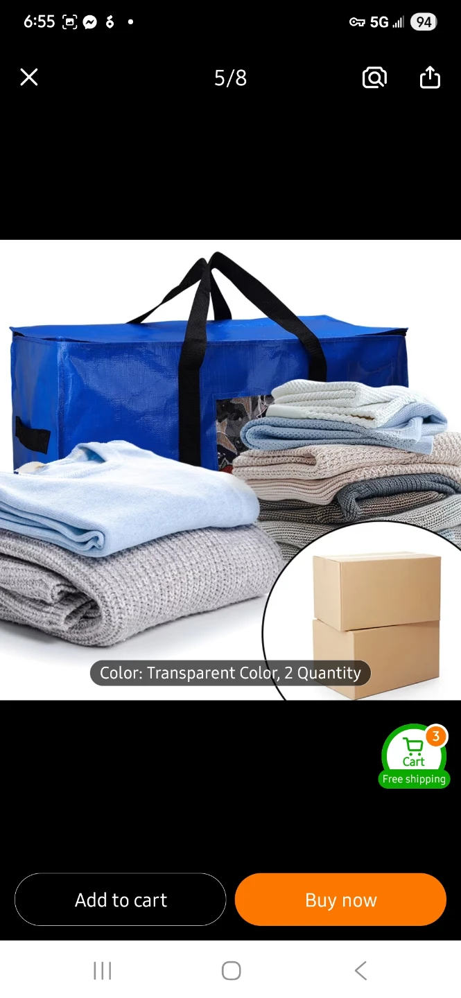NEW Rugged Rhino 24 Gal Moving Storage Bags - photo 4