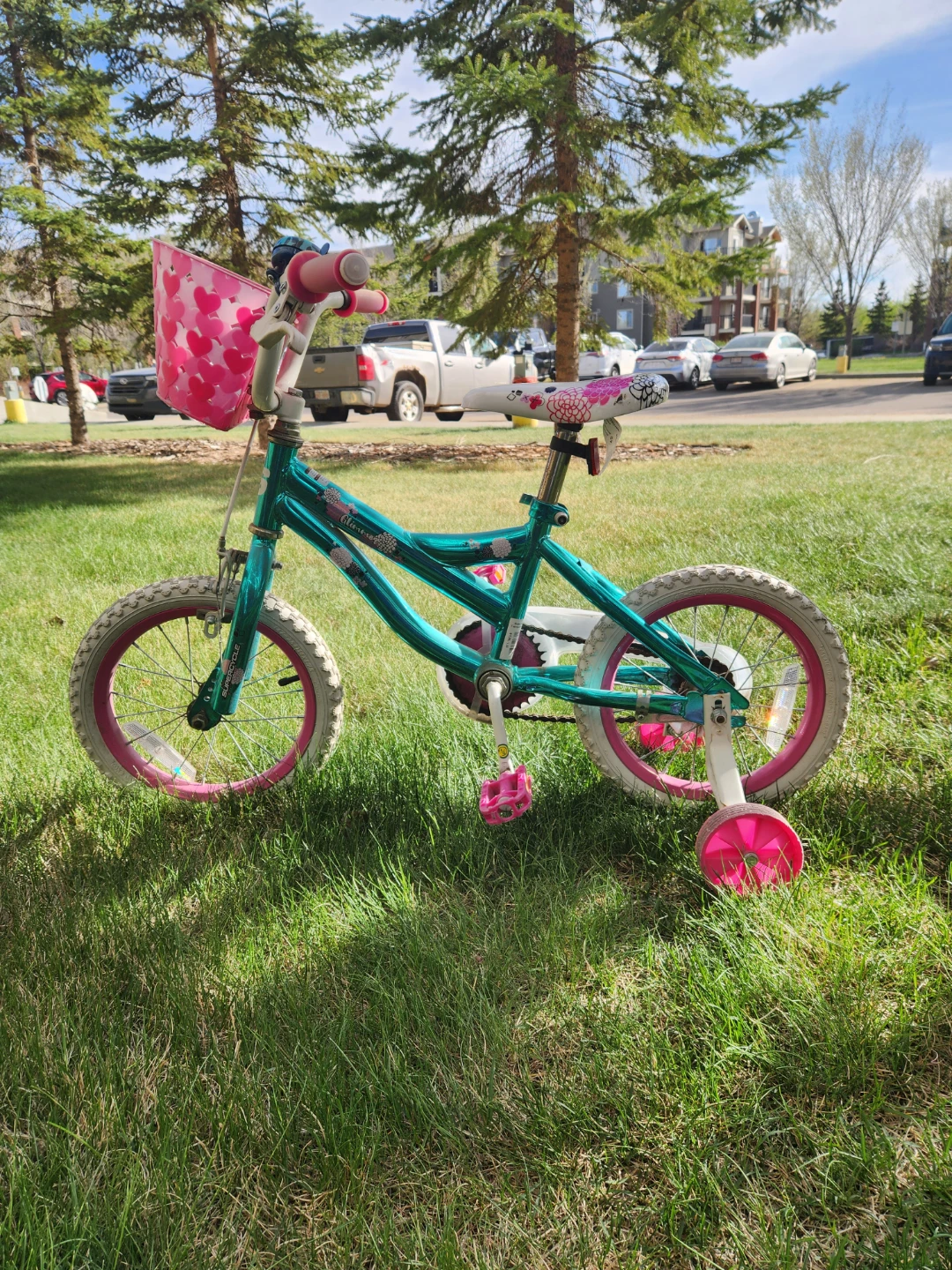 Kids 14" Bicycle with Basket