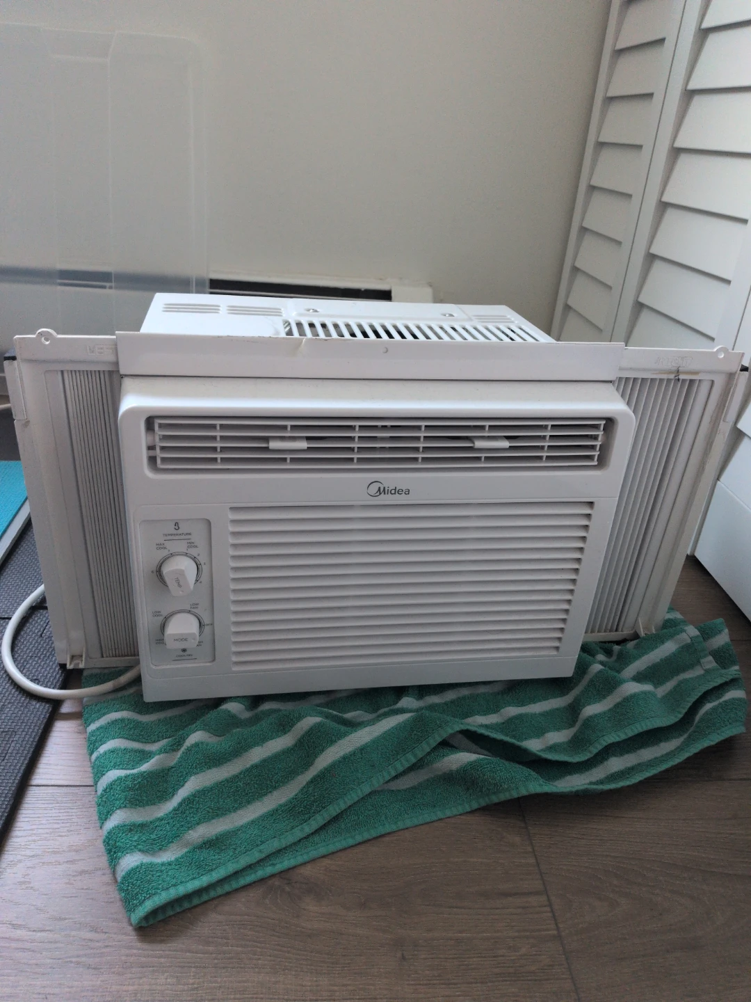 Small Midea window AC Unit