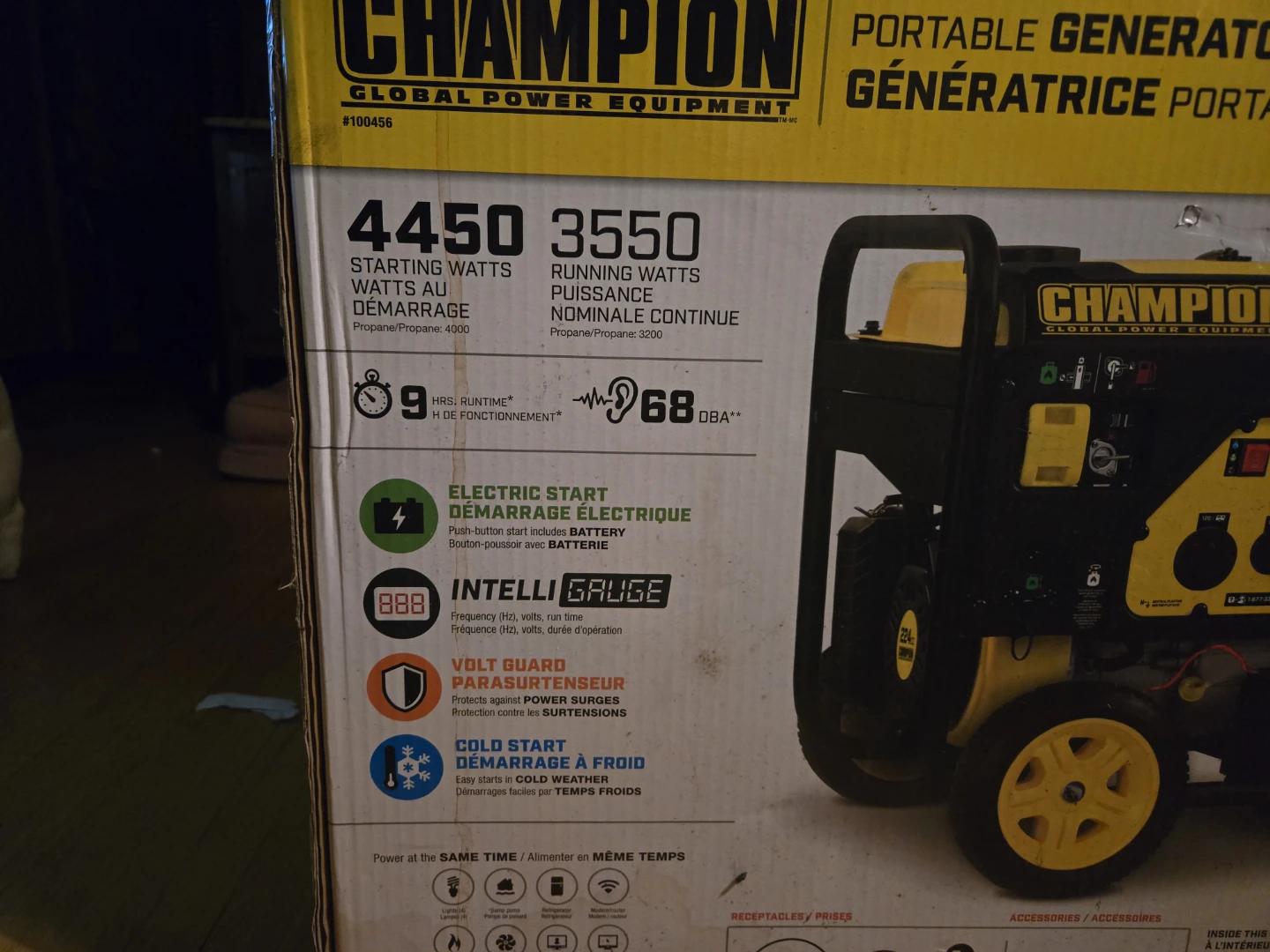 Champion 4450 Watt Dual Fuel Portable Generator - photo 3