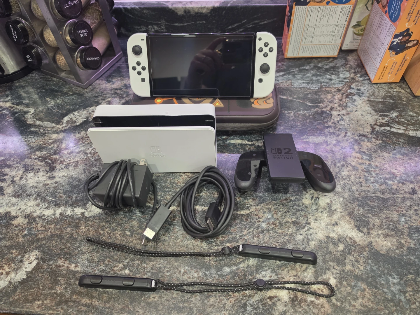 Nintendo Switch OLED White Console with Accessories