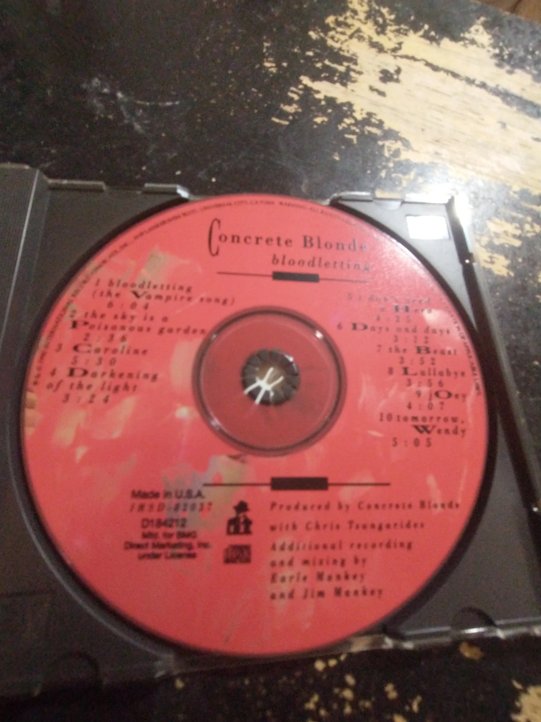 Concrete Blonde Bloodletting CD - photo 2