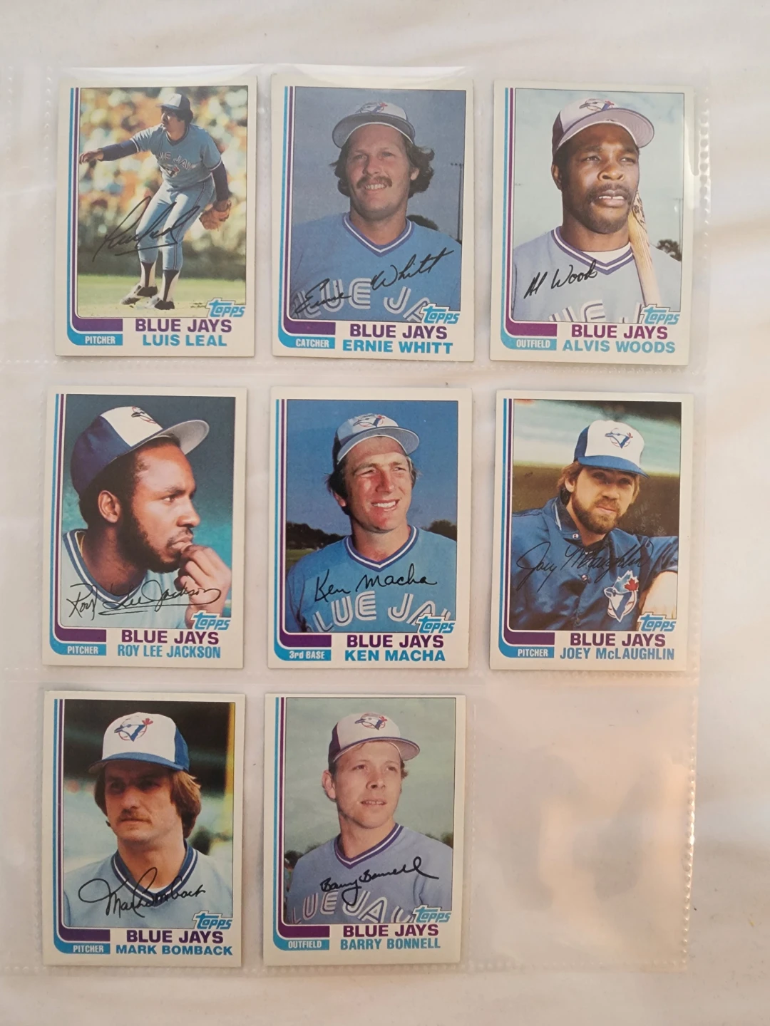 Topps Signature 1982 Toronto Blue Jays Baseball Cards Collection