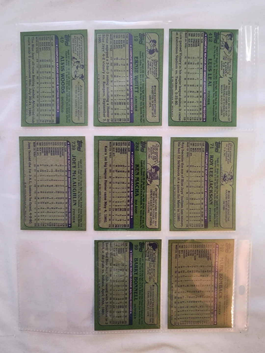 Topps Signature 1982 Toronto Blue Jays Baseball Cards Collection - photo 2