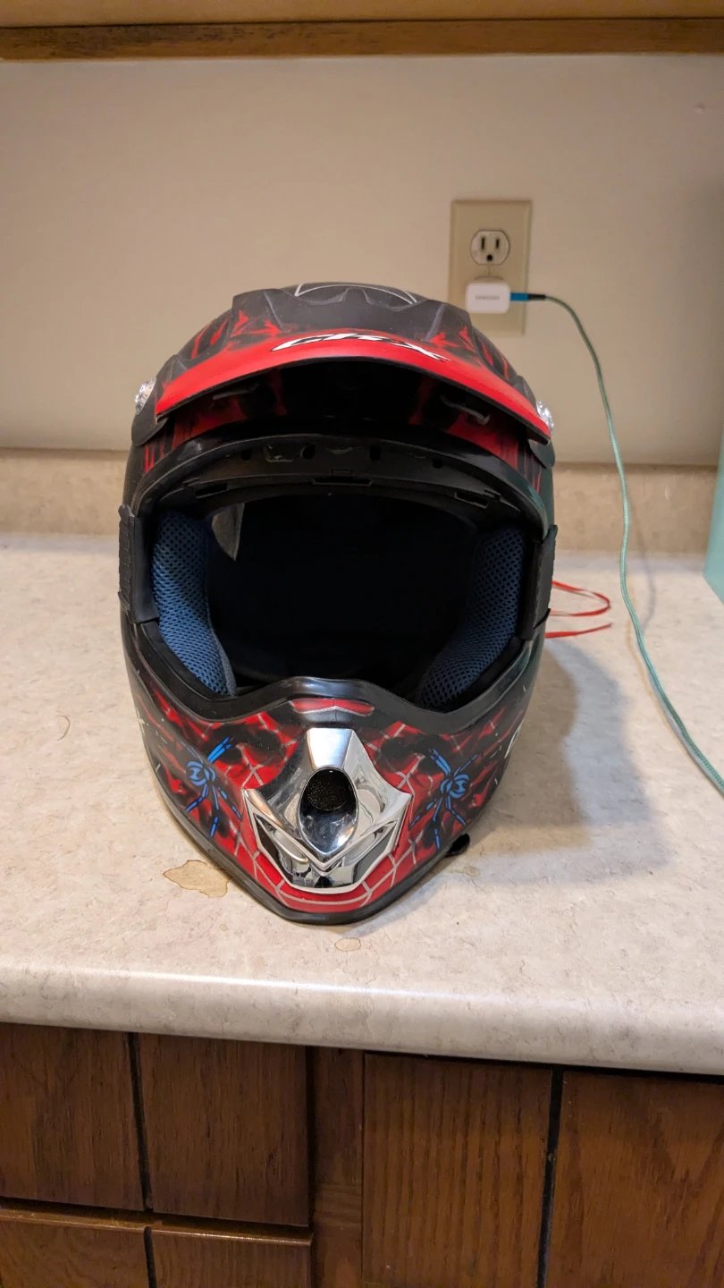 CKX Helmet with Spider Web and Clown Graphics