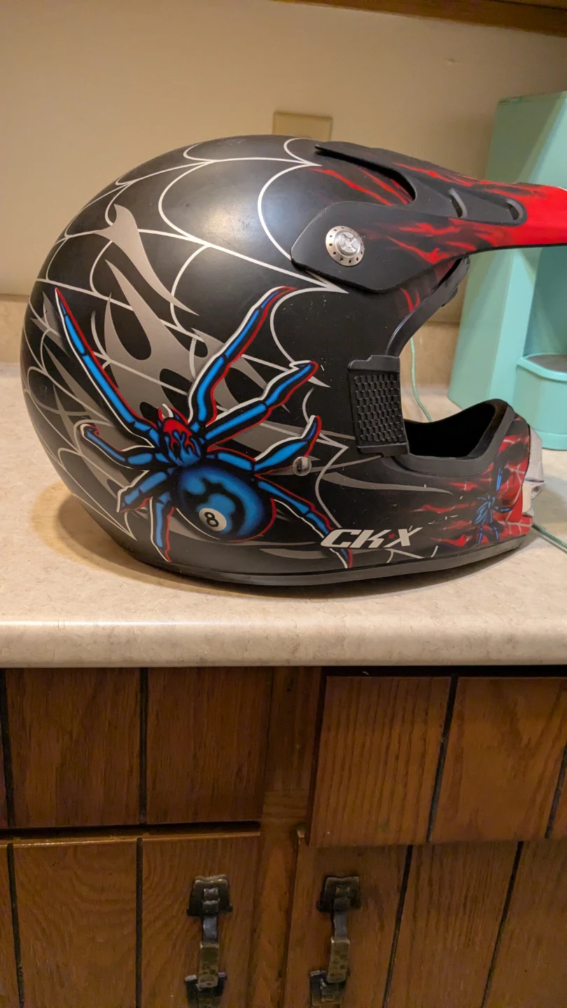 CKX Helmet with Spider Web and Clown Graphics - photo 4