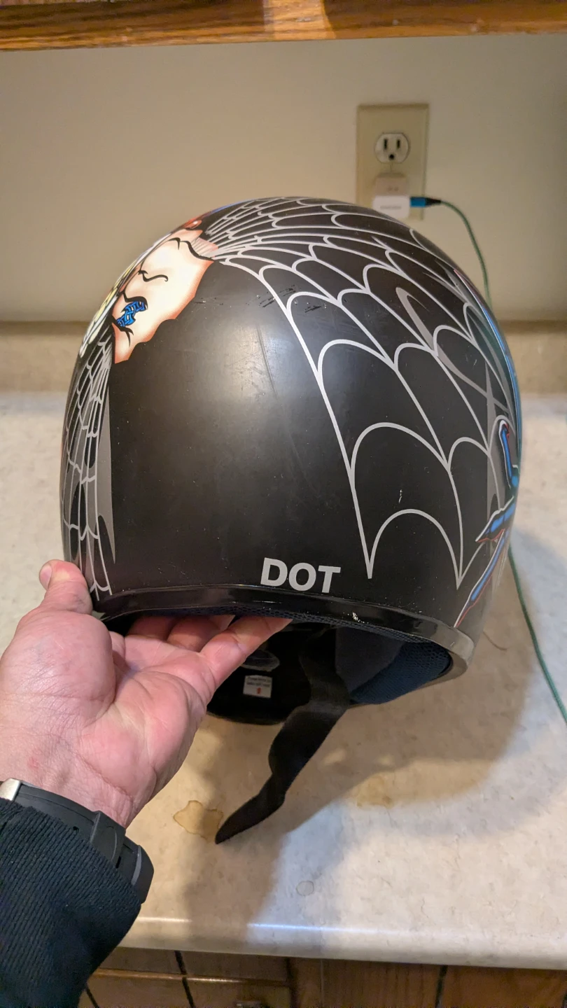 CKX Helmet with Spider Web and Clown Graphics - photo 5