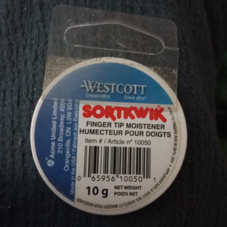 Westcott SortKwik Finger Tip Moistener 🌱