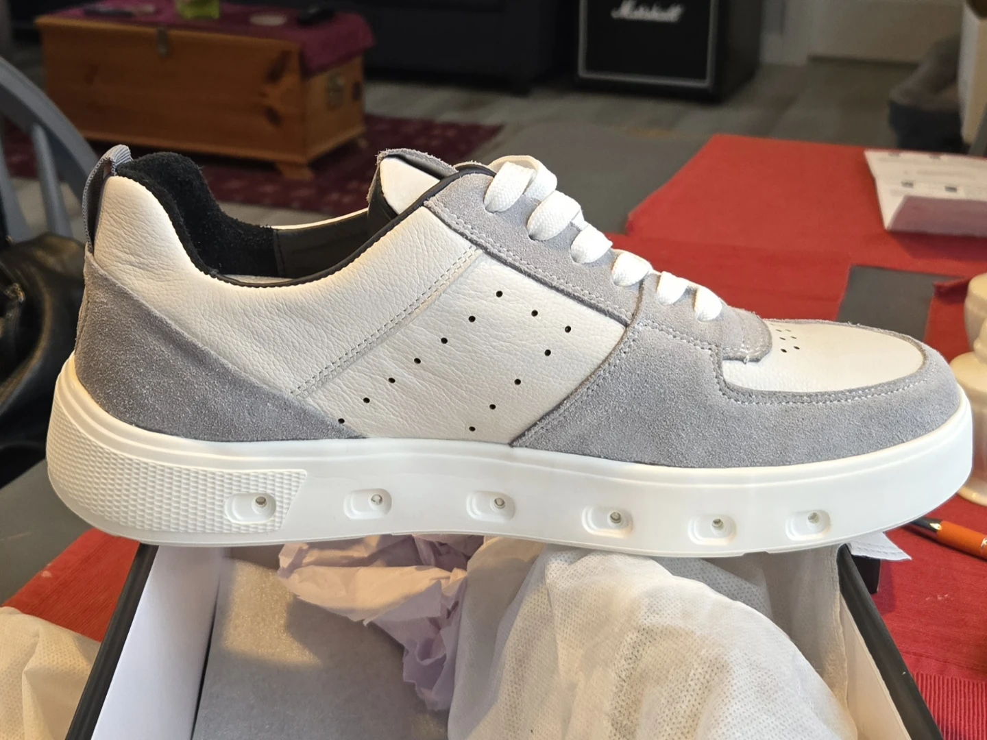 Ecco Sneakers White Size 8 - photo 4